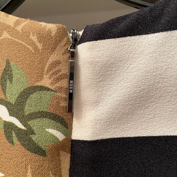 MSGM Stiped Floral dress in S - Picture 4 of 6